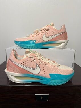 Nike Air Zoom GT Cut 3 Washed Coral Cactus DV2913-601 Men’s Size 10 Basketball